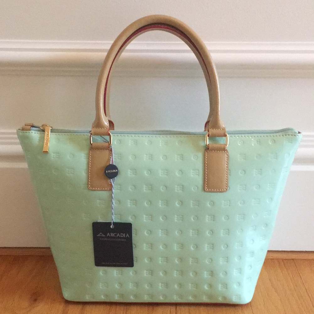 Arcadia Aqua Mint Purse